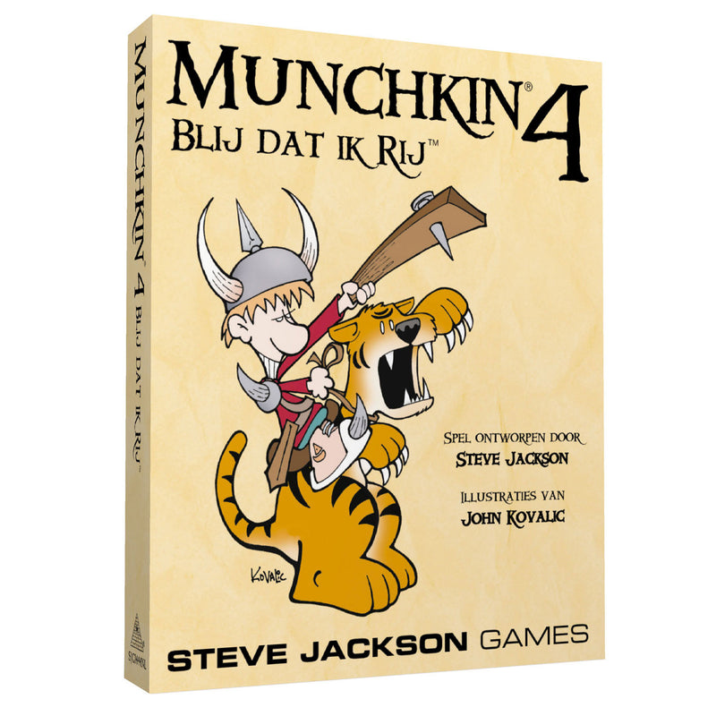 Asmodee munchkin 4 - blij dat ik rij kaartspel