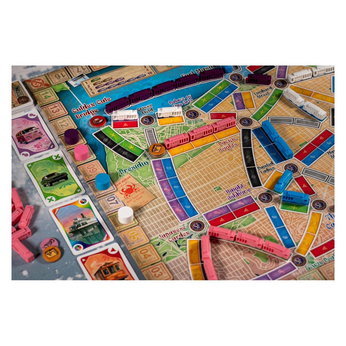 Days of wonder ticket to ride - san francisco bordspel