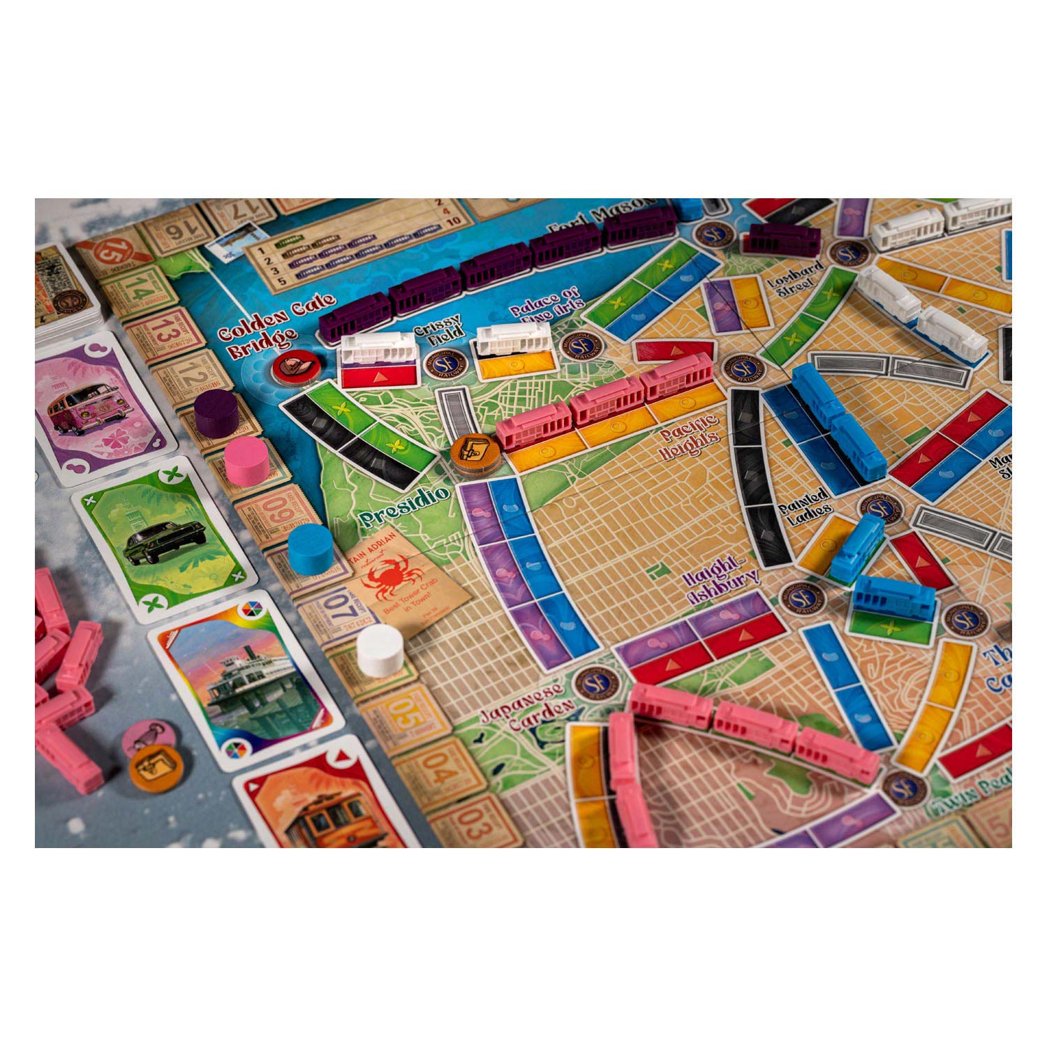 Days of wonder ticket to ride - san francisco bordspel