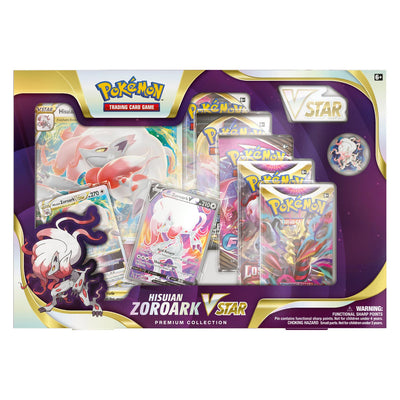 Asmodee pokemon tcg hisuian zoroark v star premium collection box