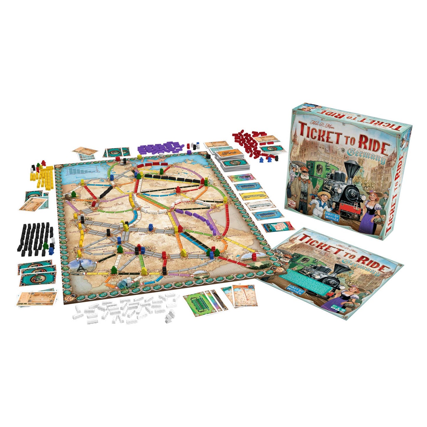 Asmodee ticket to ride - germany bordspel