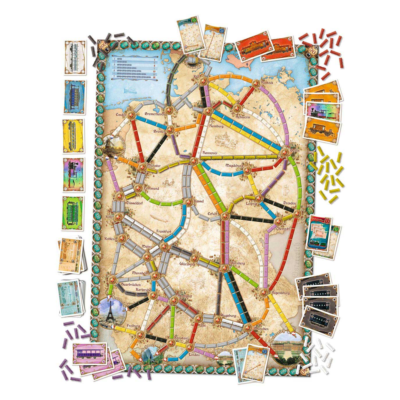 Asmodee ticket to ride - germany bordspel