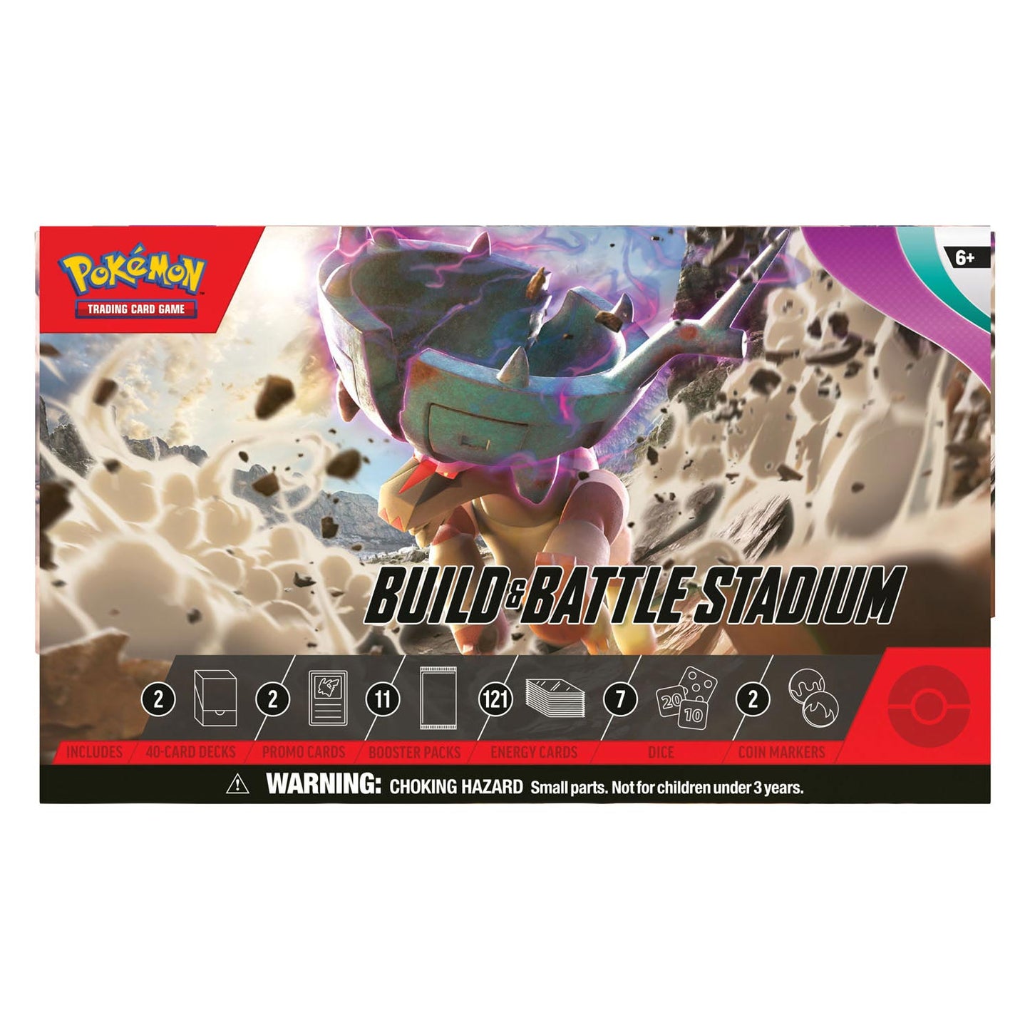 Asmodee Pokemon TCG Scarlet Violet Paldea Evolved Build Battle Stadium