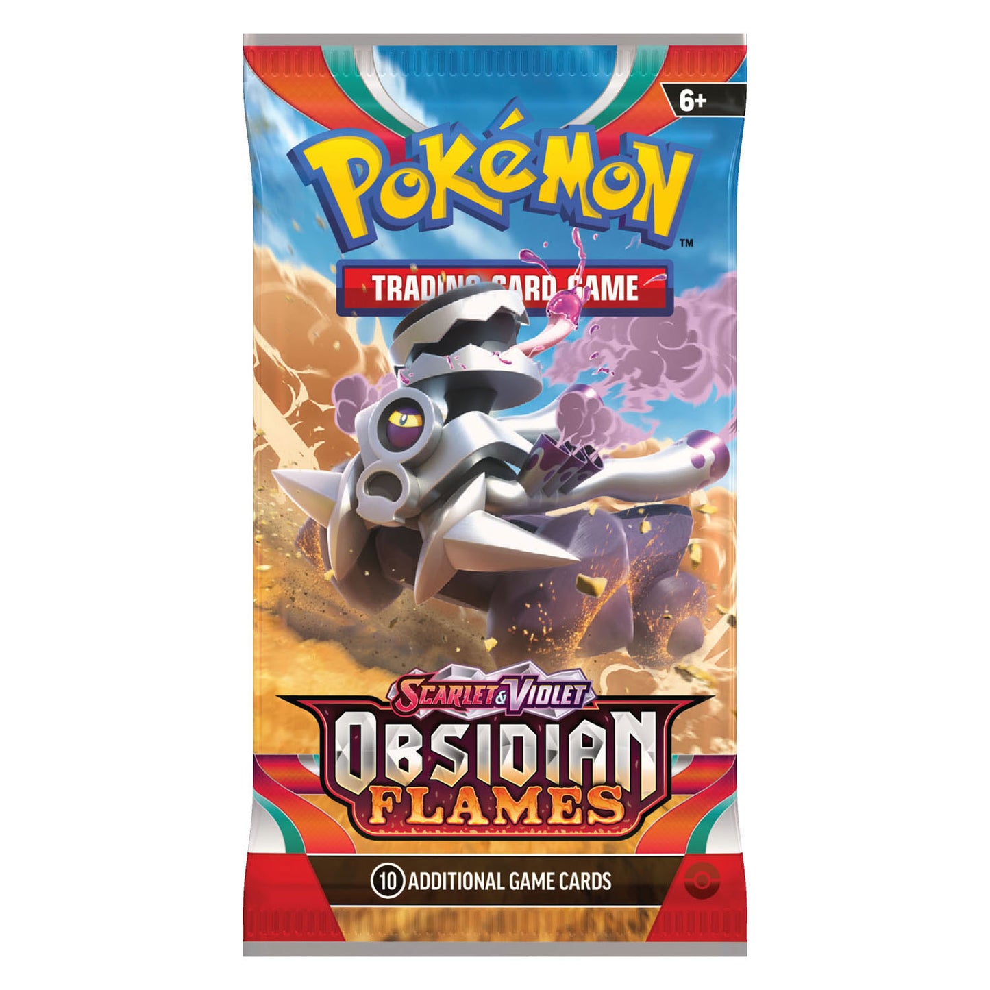 Asmodee Pokemon TCG Scarlet Violet Obsidian Flames Boosterpack