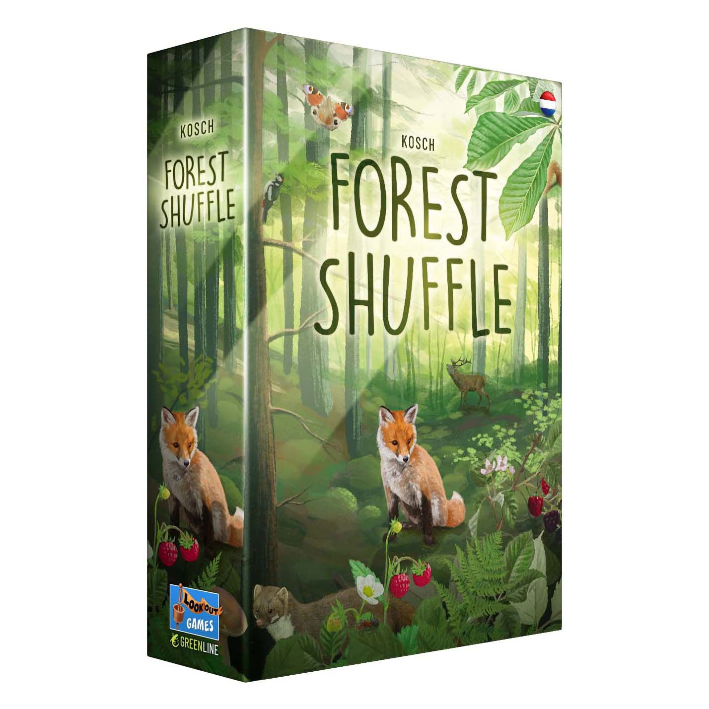 Lookout games - forest shuffle - nederlandstalig kaartspel