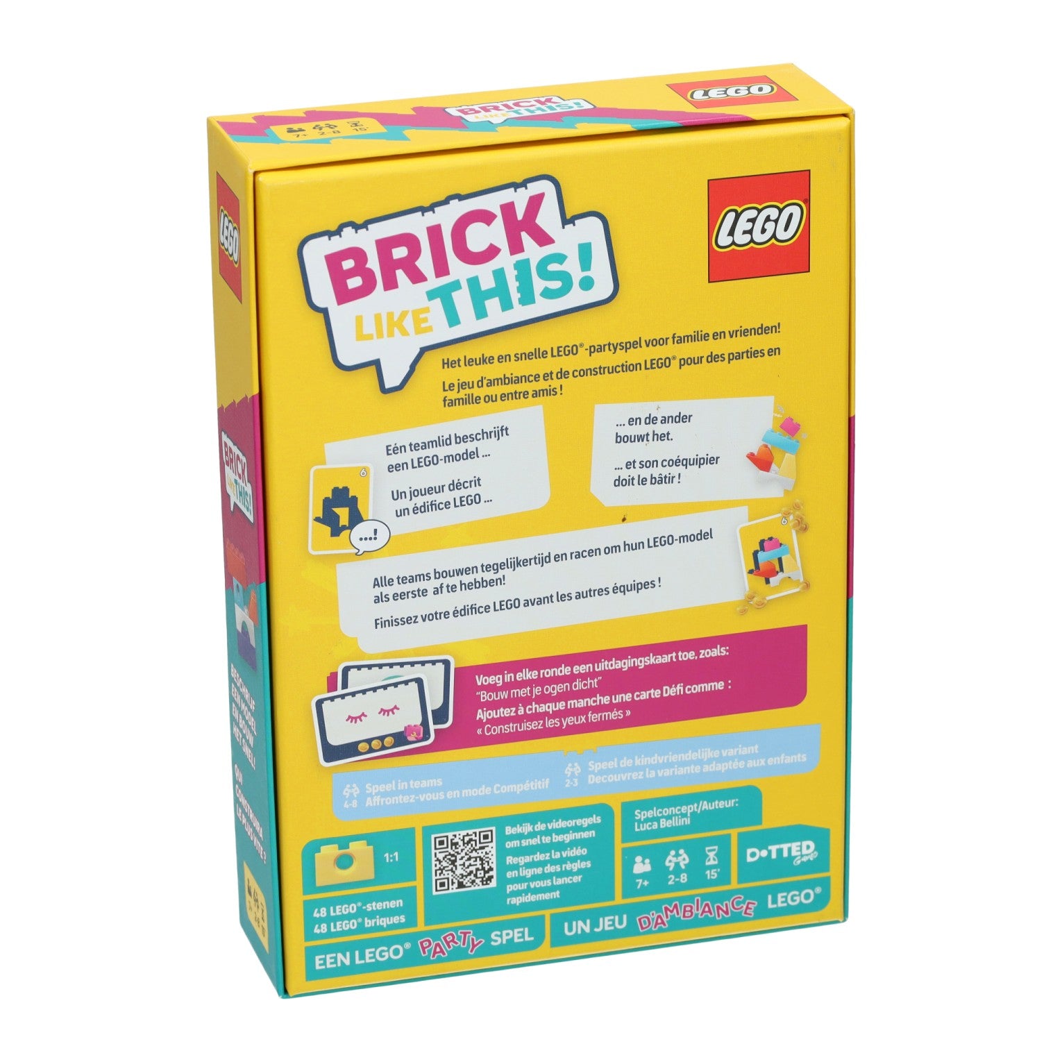 Lego brick like this kaartspel - 2-8 spelers