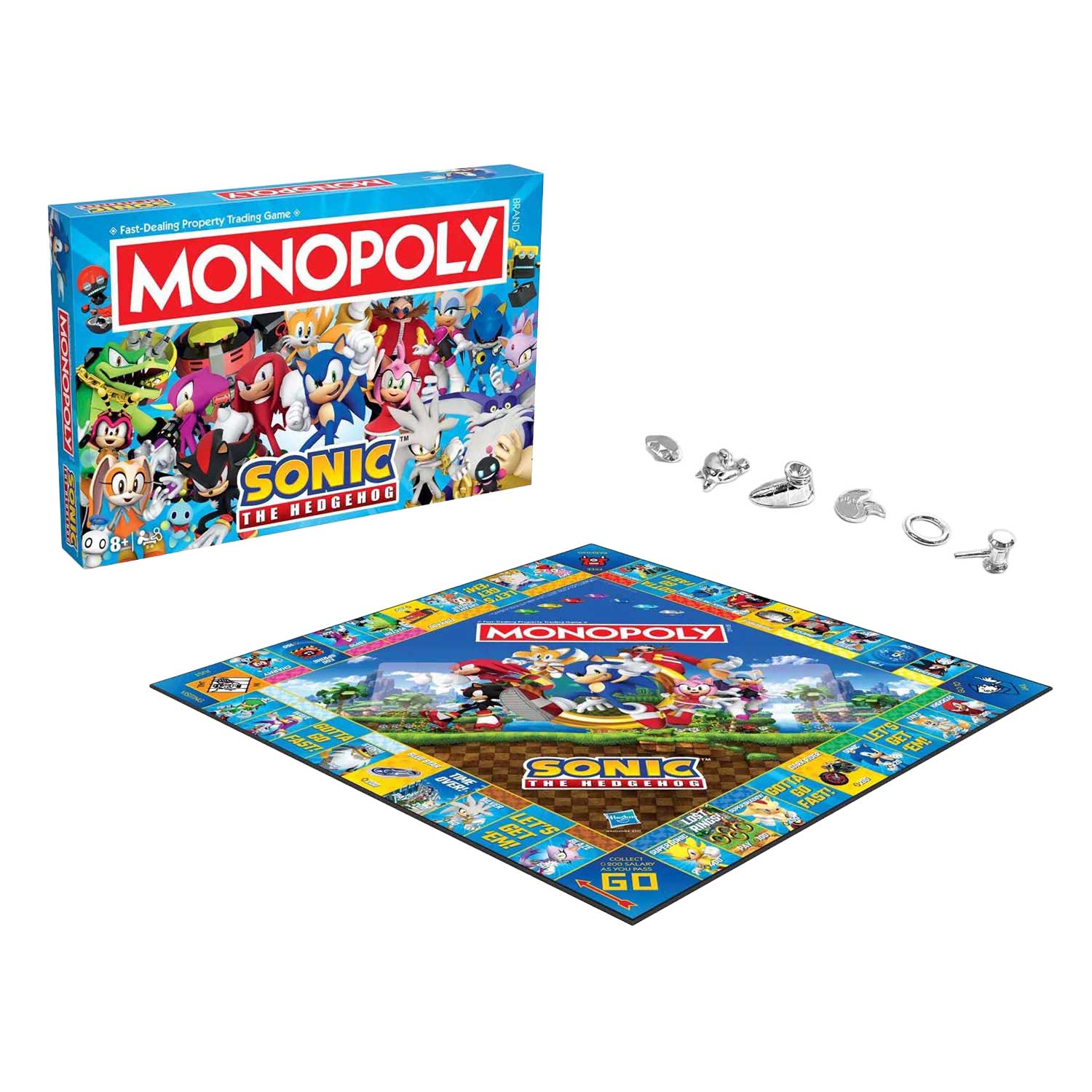 Winning moves monopoly - bordspel - sonic - engels