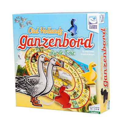 Van der meulen clown games ganzenbord deluxe