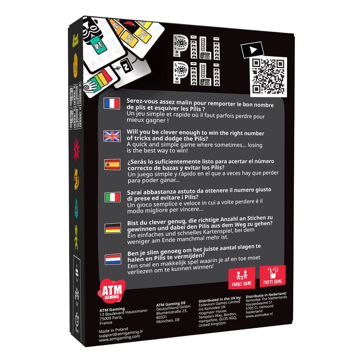 Asmodee pili pili kaartspel (nl versie)