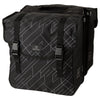 Fastrider dex dubbele fietstas - 36 liter - zwart grijs - gerecyceld en waterafstotend polyester