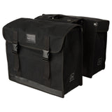 Fastrider canvas 47l dubbele fietstas basics zwart - afbeelding 2