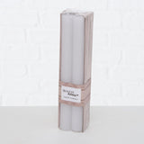 Boltze home dinerkaars melia wit 4-delig wit h 20cm dia 2cm - afbeelding 1