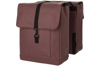 Fastrider jaxx ii dubbele fietstas trend mahogany brown