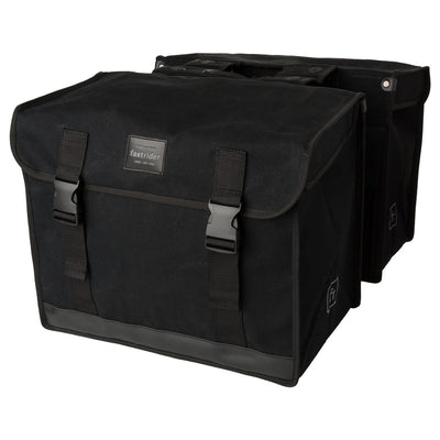Fastrider canvas 65l dubbele fietstas basics
