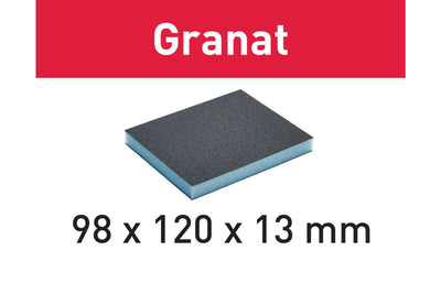 Festool accessoires schuurspons granat | 98x120x13 | 220 gr 6 - 201114