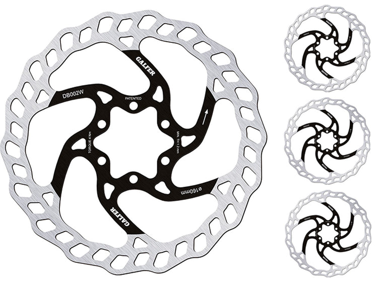 Galfer bike wave® fixed mtb 6-bolt disc rotor | 203mm x 1,8mm