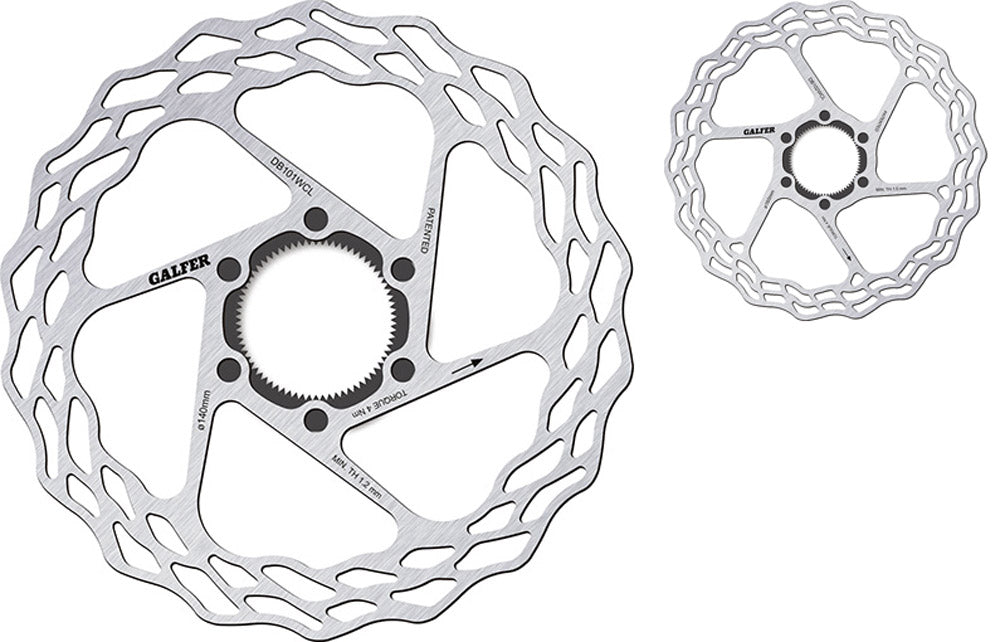 Galfer bike wave® fixed road centerlock disc rotor | 160mm x 1,8mm