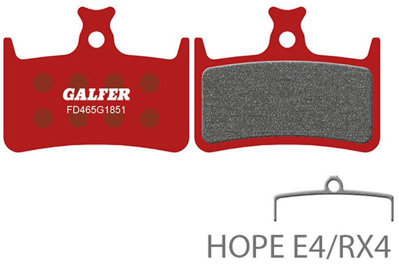 Galfer bike advanced disc pads for hope trickstuff | hope v4, evo gr4, tr4 trickstuff maxima
