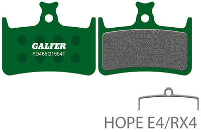 Galfer bike pro disc pads for hope trickstuff | hope v4, evo gr4, tr4 trickstuff maxima