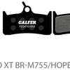 Galfer bike standard disc pads for shimano | shimano xtr 2011 br-m985, deore xt br-m785, slx m666