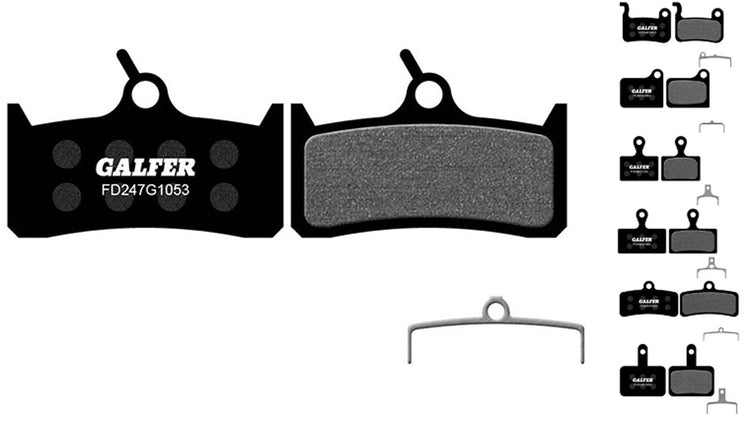 Galfer bike standard disc pads for shimano | shimano xtr 2011 br-m985, deore xt br-m785, slx m666