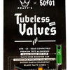 Peaty's 50to01 edition mk2 tubeless valve 2-pack set