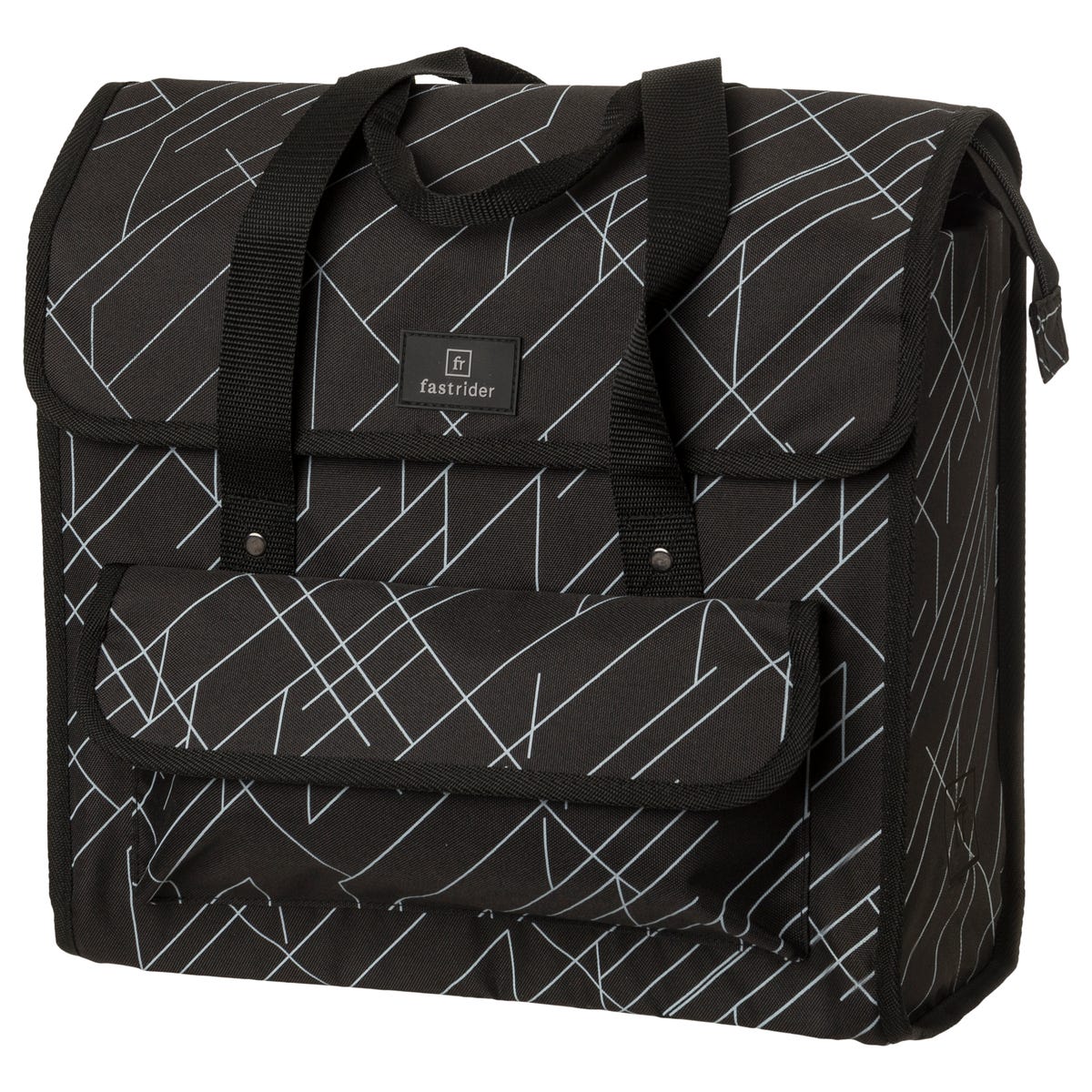 Fastrider lasse luxe shopper enkele fietstas basics - veelkleurig - 23l - waterafstotend