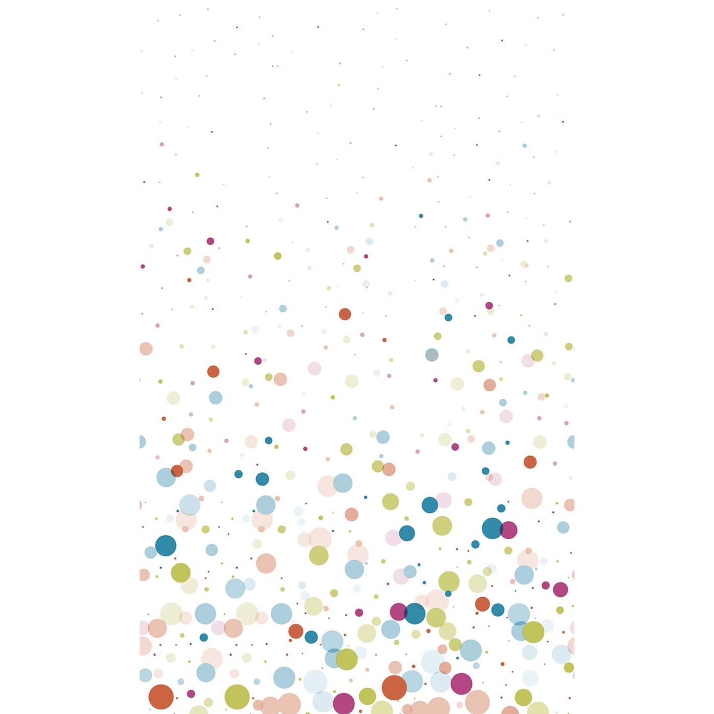 Duni tafellaken festive bubbles multi 138x220cm