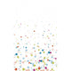 Duni tafellaken festive bubbles multi 138x220cm