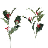 Boltze home decoratietak hulst met rode besjes h50cm - afbeelding 1
