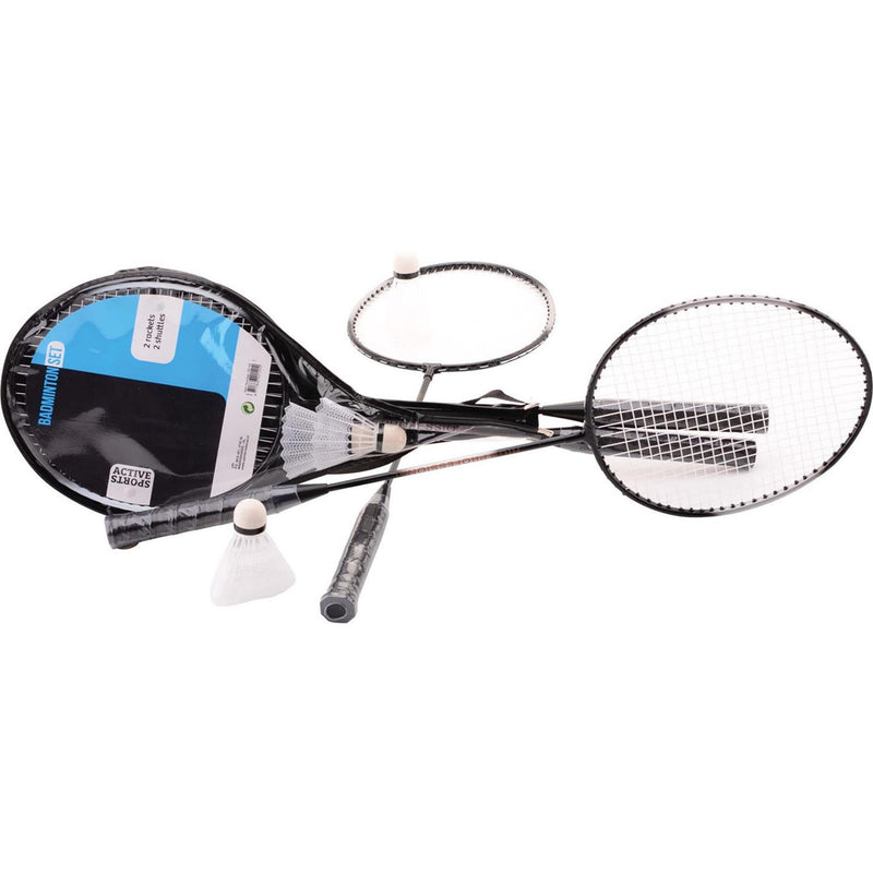 Johntoy badminton set voor 2 spelers