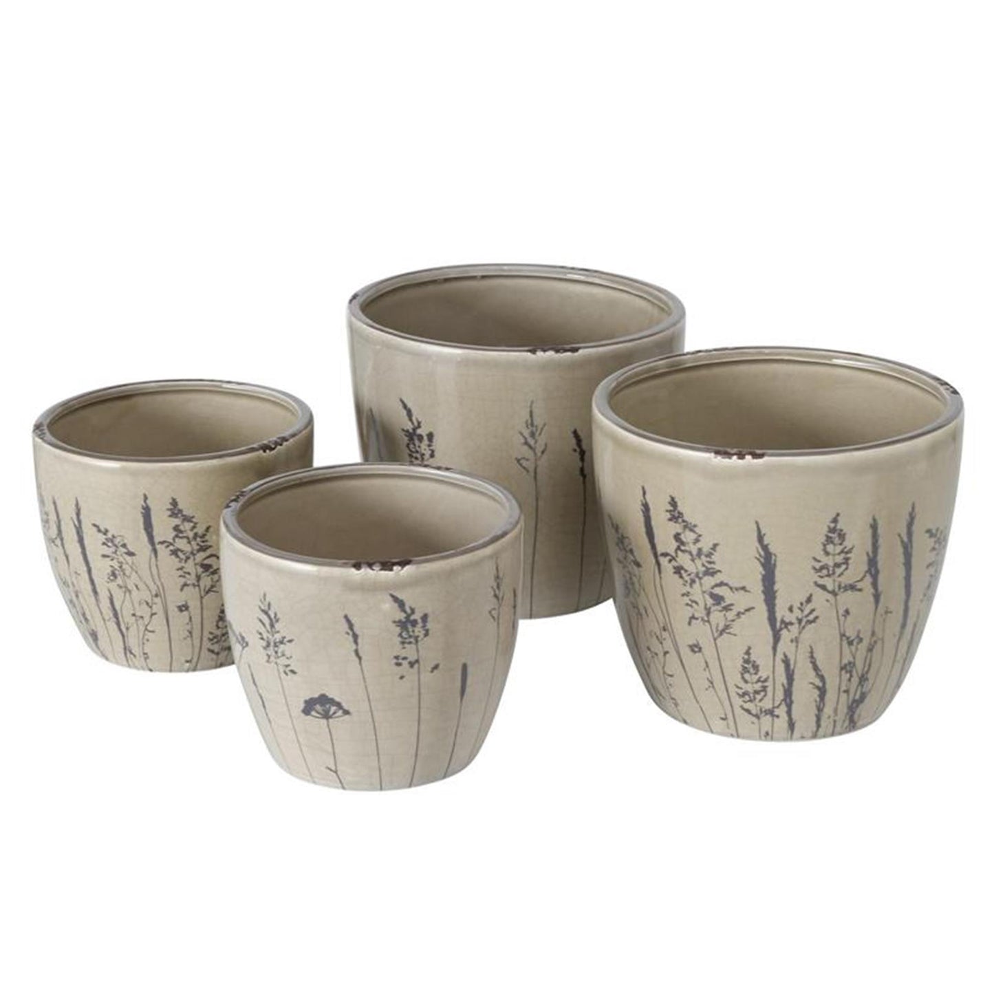 Boltze home bloempot set a 2 grã¤ser h11 en14cm stoneware