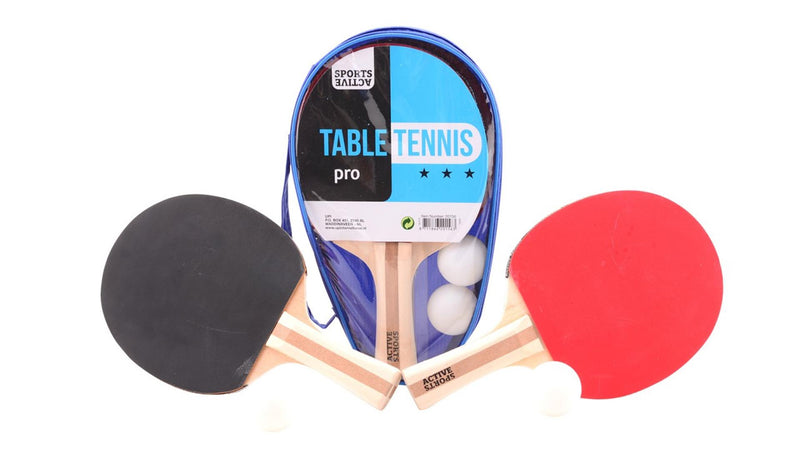 Johntoy john toy tafeltennisset met 2 ballen