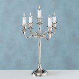 Boltze home kandelaar victoria zilver 27x38cm - afbeelding 2