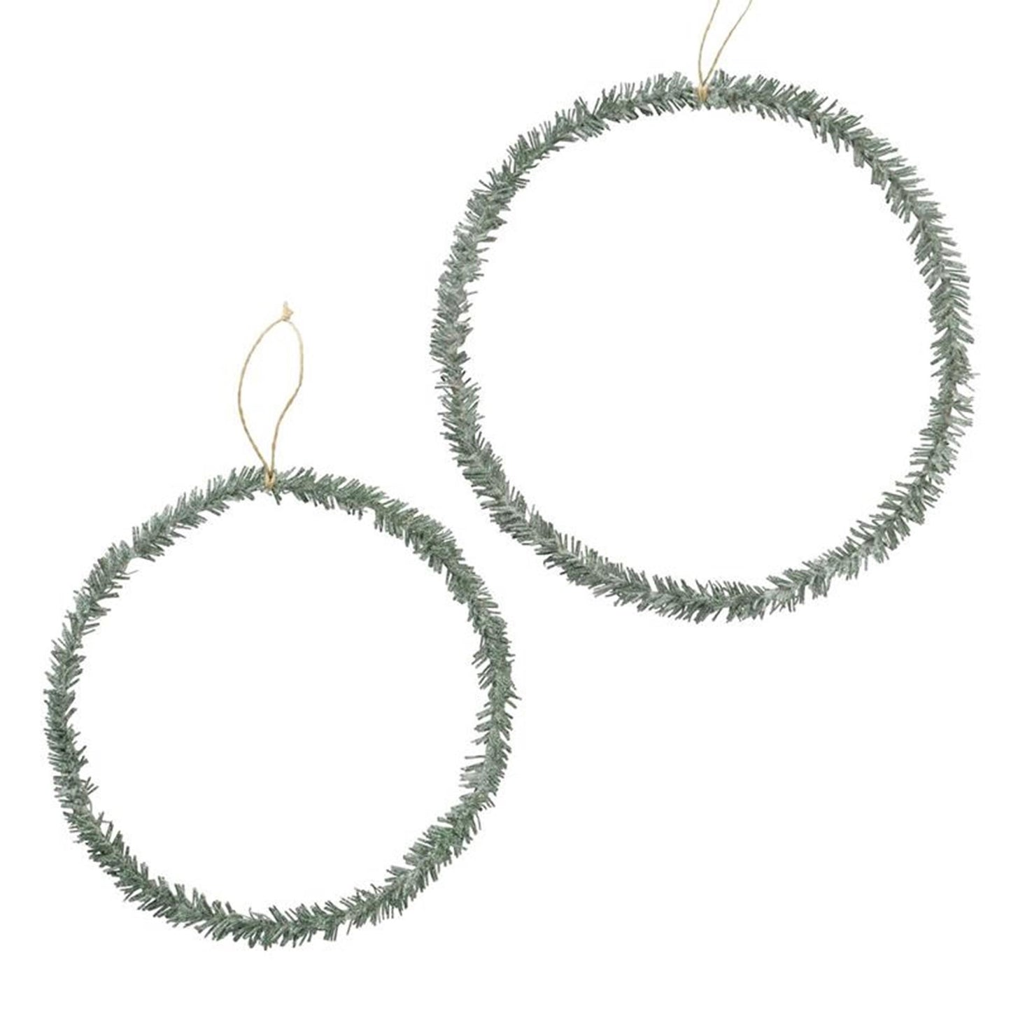 Boltze home decohanger cirkel set a 2 glitter groen