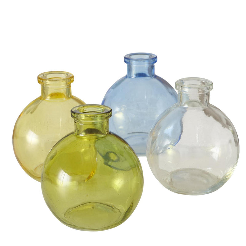 Boltze home vaas coloria 4-delige set ø8xh9cm