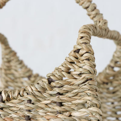 Boltze home tijdschriftenmand beris zeegras 34x29cm