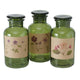 Boltze home apothekersfles glas drya ø10xh22cm groen