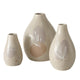 Boltze home vaas stona aardewerk 3-delige set h8 11 12cm