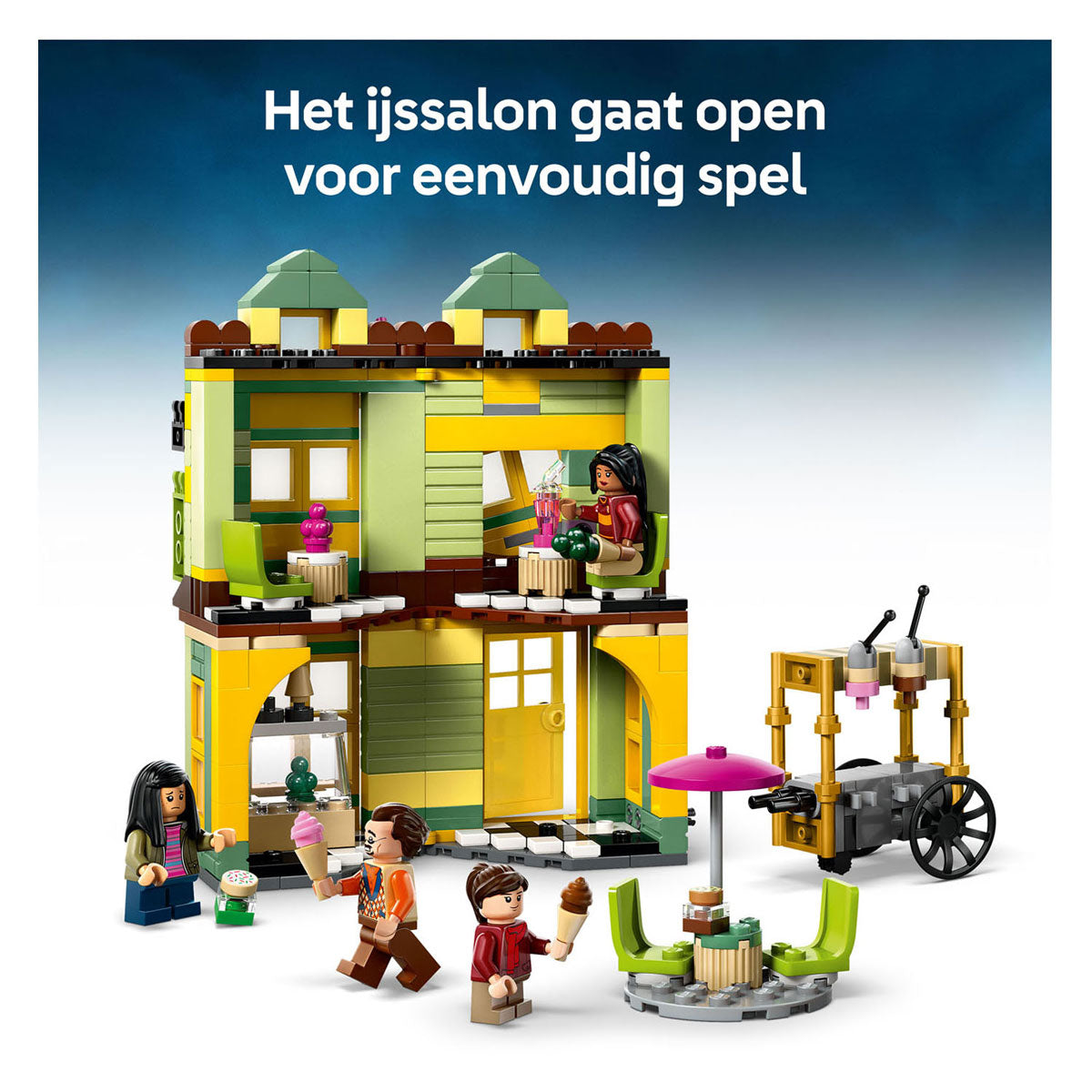 Lego harry potter zwik zwachtels zwerkbalpaleis en ijssalon set - 76452