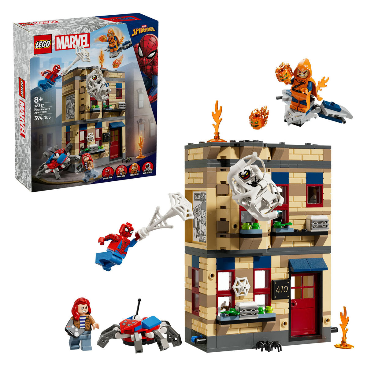 Lego marvel 76317 het appartement van peter parker