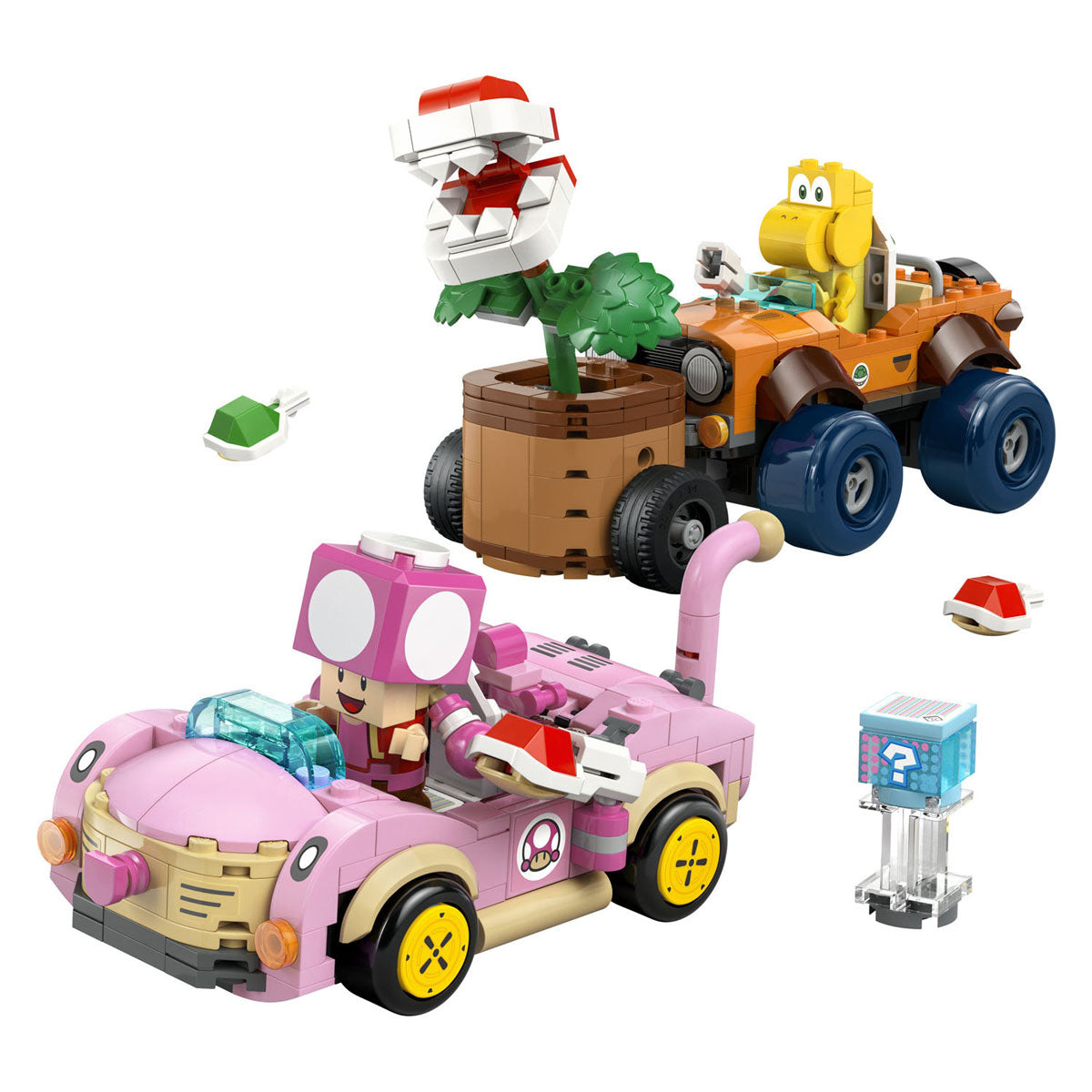 Lego super mario kart 72044 achtervolging met de piranha plant