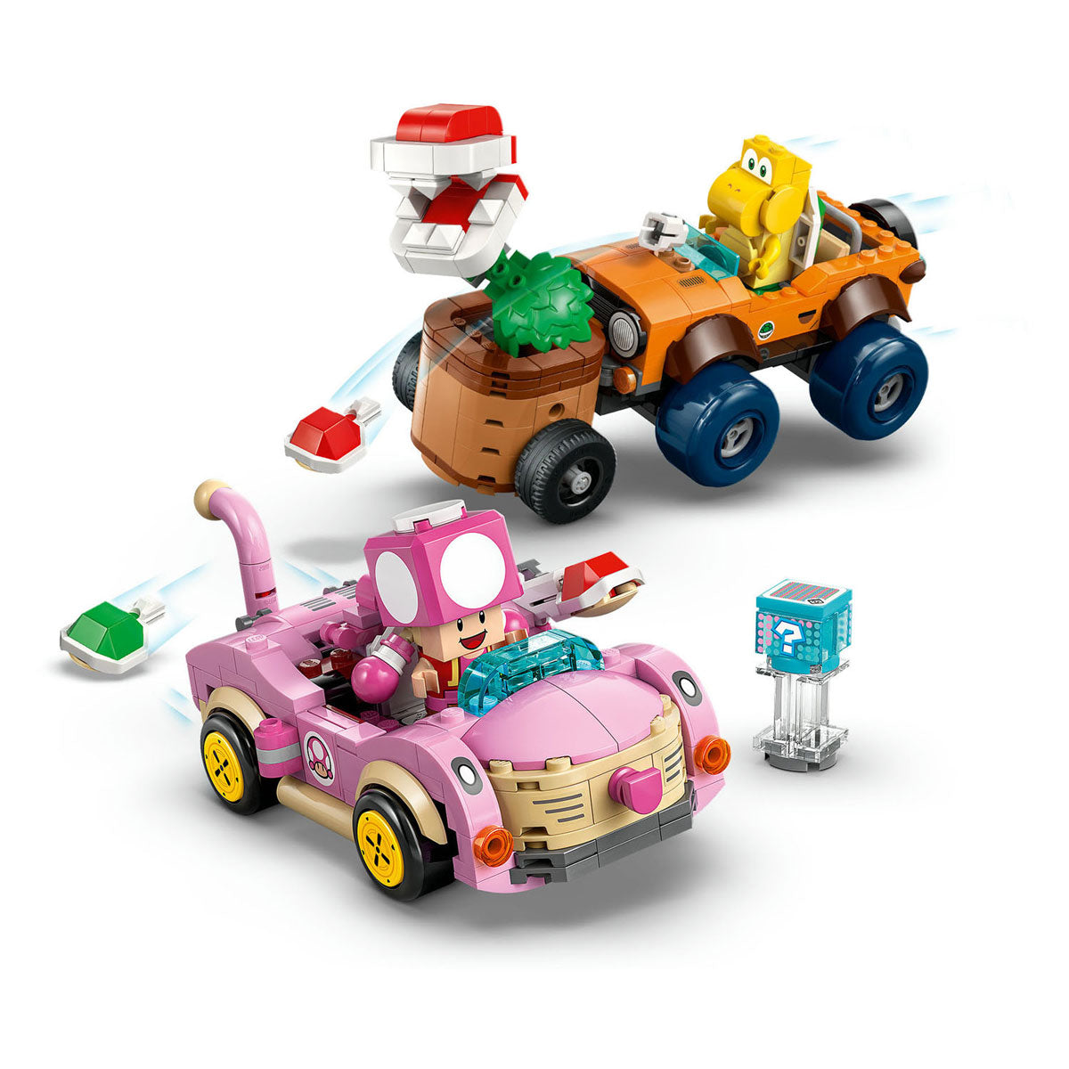 Lego super mario kart 72044 achtervolging met de piranha plant