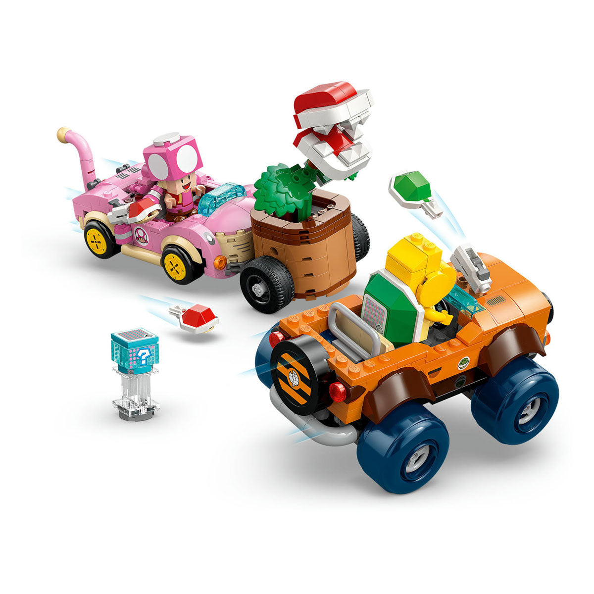 Lego super mario kart 72044 achtervolging met de piranha plant