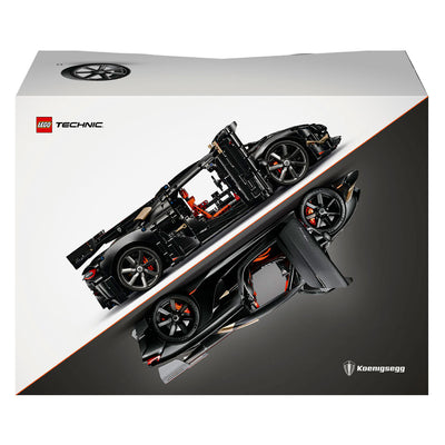 Lego ® technic koenigsegg sadair's spear megacar - technische bouwset voor volwassenen - 42232