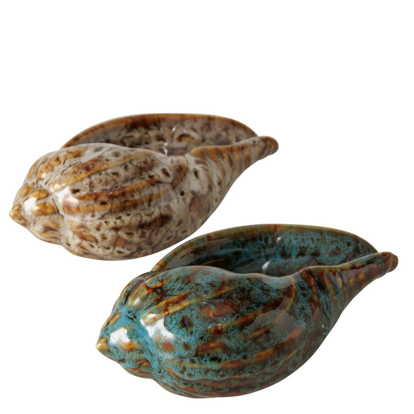 Boltze home deco schelp alyssa porselein 14x8x5,5cm