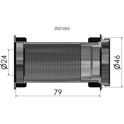 Elvedes trapas adapter Twistfit BB Right Shimano 24mm