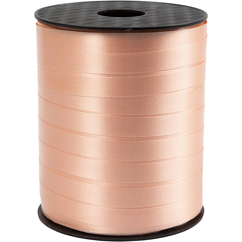 Cadeaulint, b: 10 mm, beige, 250 m 1 rol
