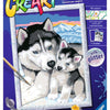 Ravensburger creart cute huskies
