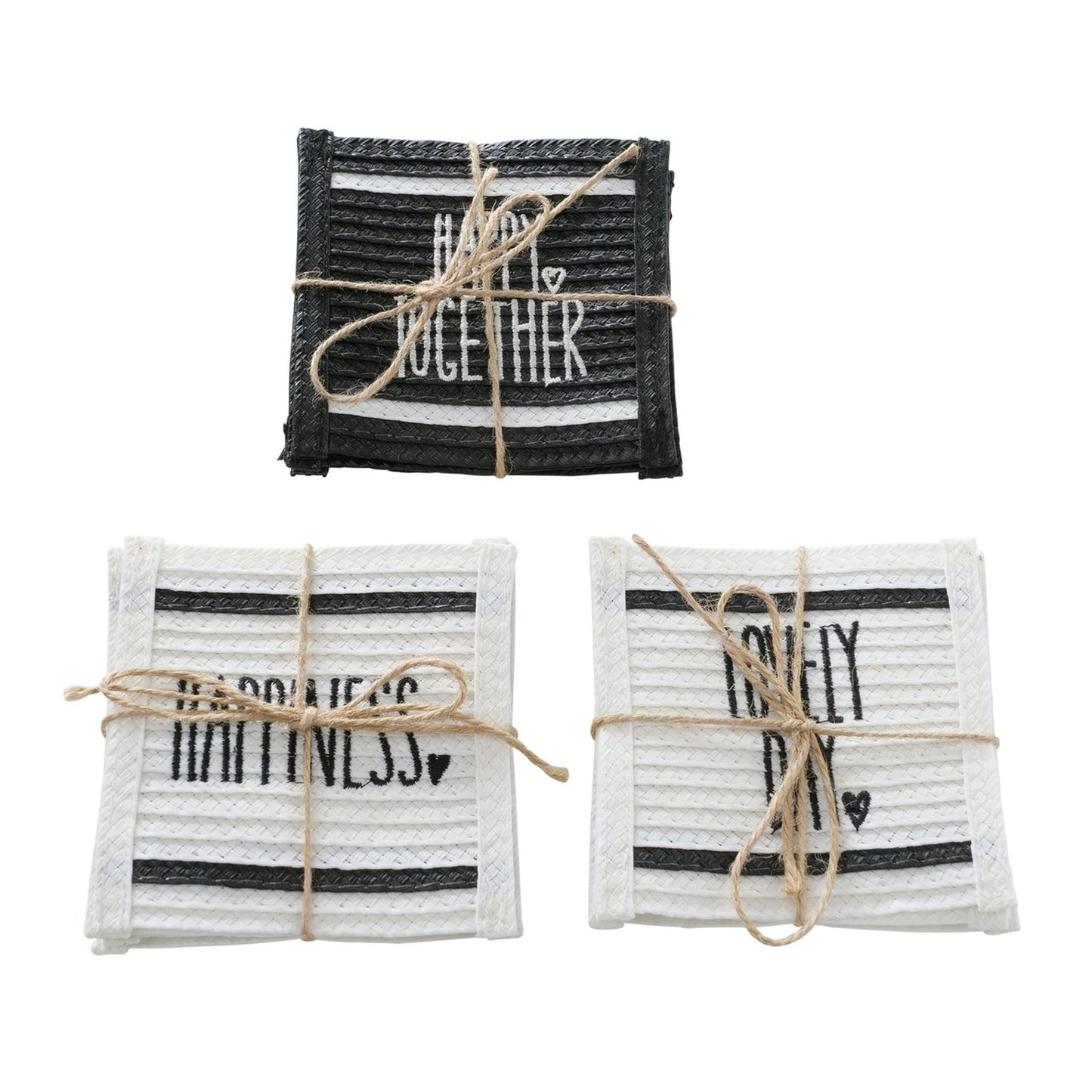 Boltze home onderzetterset stappo 10x10cm 4-delig